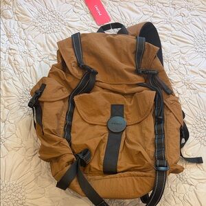 Brown travel Men's Backpack